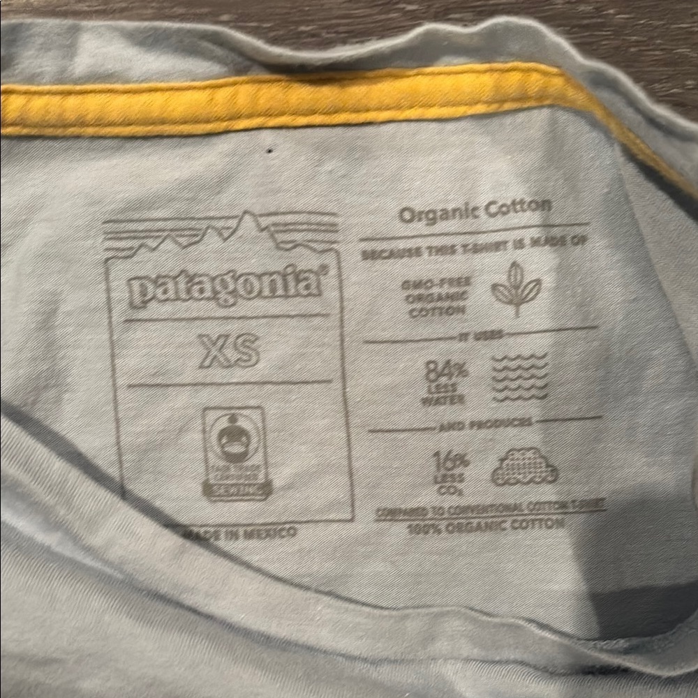 Patagonia Light Blue T-Shirt - Picture 2 of 4